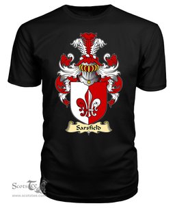 ScotsTee Sarsfield Coat Of Arms Family Crest Ireland V23 T Shirt