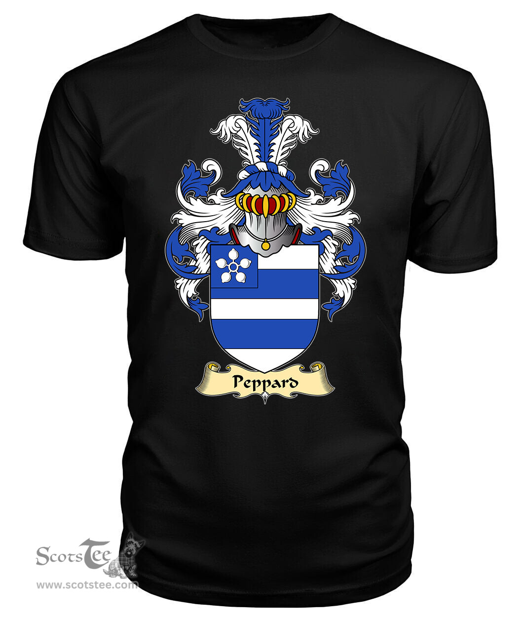ScotsTee Peppard Coat Of Arms Family Crest Ireland V23 T Shirt