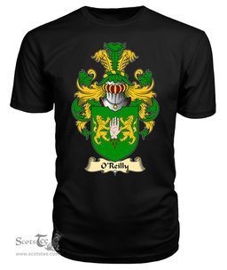 ScotsTee O'Reilly or Riley Coat Of Arms Family Crest Ireland V23 T Shirt