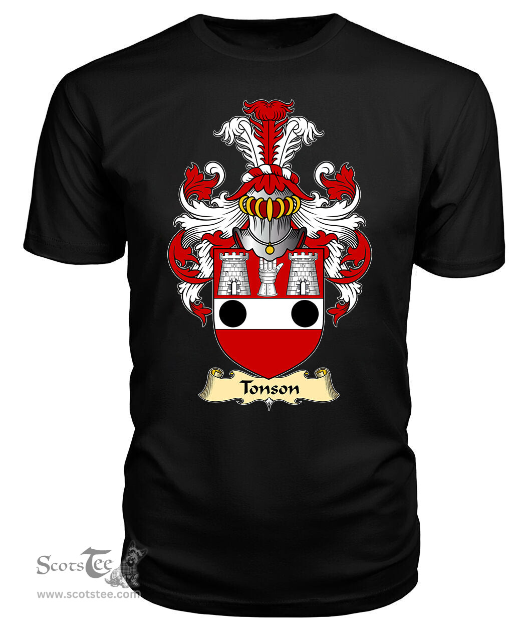 ScotsTee Tonson Coat Of Arms Family Crest Ireland V23 T Shirt