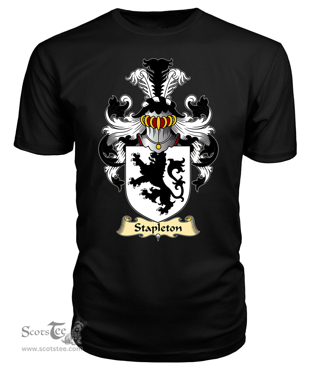 ScotsTee Stapleton Coat Of Arms Family Crest Ireland V23 T Shirt
