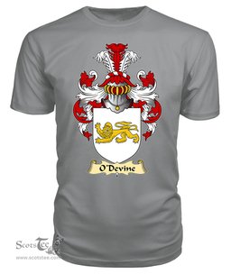 ScotsTee O'Duane, O' Devine II Coat Of Arms Family Crest Ireland V23 T Shirt