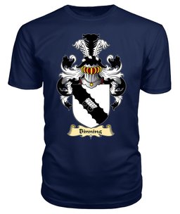 ScotsTee Shop Scottish Binning Family Scottish Coat of Arms Emblem Scotland V23 T Shirt