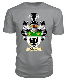ScotsTee Shop Scottish Acheson Family Scottish Coat of Arms Emblem Scotland V23 T Shirt