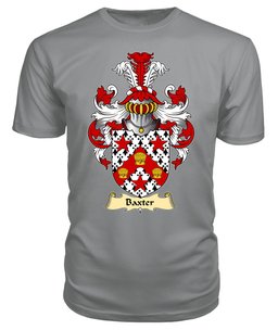 ScotsTee Shop Scottish Baxter Family Scottish Coat of Arms Emblem Scotland V23 T Shirt