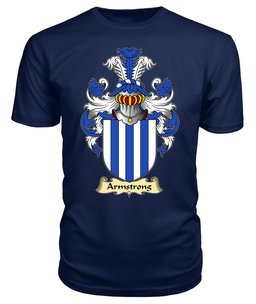 ScotsTee Shop Scottish Armstrong Family Scottish Coat of Arms Emblem Scotland V23 T Shirt