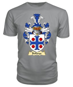 ScotsTee Shop Scottish Belfarge or Belfrage Family Scottish Coat of Arms Emblem Scotland V23 T Shirt