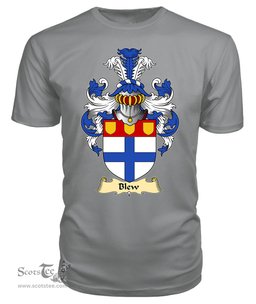 ScotsTee Shop Scottish Blaw or Blew Family Scottish Coat of Arms Emblem Scotland V23 T Shirt
