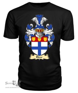 ScotsTee Shop Scottish Blaw or Blew Family Scottish Coat of Arms Emblem Scotland V23 T Shirt