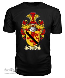 ScotsTee Shop Scottish Abernethy Family Scottish Coat of Arms Emblem Scotland V23 T Shirt