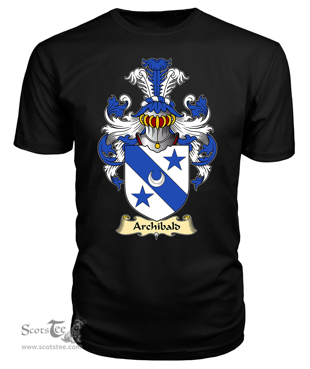 ScotsTee Shop Scottish Archibald Family Scottish Coat of Arms Emblem Scotland V23 T Shirt