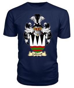 ScotsTee Shop Scottish Caldwell Family Scottish Coat of Arms Emblem Scotland V23 T Shirt