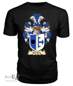 ScotsTee Shop Scottish Bartley Family Scottish Coat of Arms Emblem Scotland V23 T Shirt