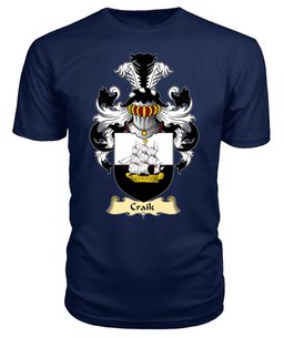 ScotsTee Shop Scottish Craik Family Scottish Coat of Arms Emblem Scotland V23 T Shirt