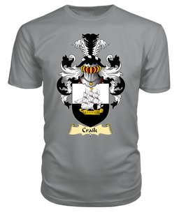 ScotsTee Shop Scottish Craik Family Scottish Coat of Arms Emblem Scotland V23 T Shirt