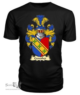 ScotsTee Shop Scottish Crowther Family Scottish Coat of Arms Emblem Scotland V23 T Shirt