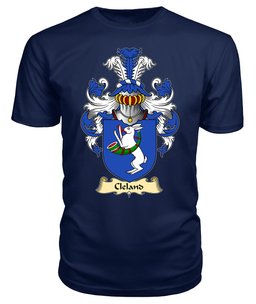 ScotsTee Shop Scottish Cleland Family Scottish Coat of Arms Emblem Scotland V23 T Shirt