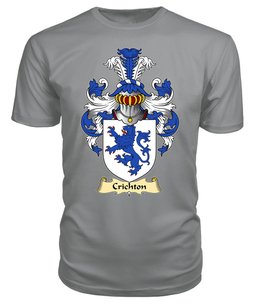 ScotsTee Shop Scottish Crichton or Creighton Family Scottish Coat of Arms Emblem Scotland V23 T Shirt