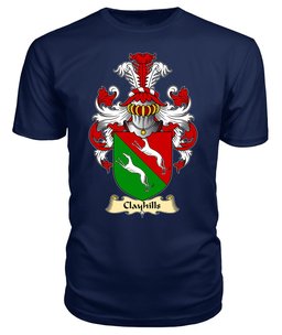 ScotsTee Shop Scottish Clayhills Family Scottish Coat of Arms Emblem Scotland V23 T Shirt