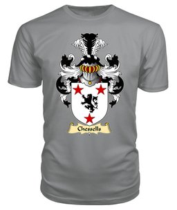 ScotsTee Shop Scottish Chessells Family Scottish Coat of Arms Emblem Scotland V23 T Shirt