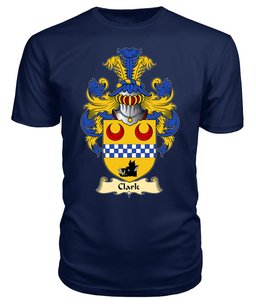ScotsTee Shop Scottish Clark or Clerk Family Scottish Coat of Arms Emblem Scotland V23 T Shirt