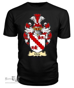 ScotsTee Shop Scottish Gleig Family Scottish Coat of Arms Emblem Scotland V23 T Shirt