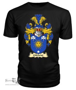 ScotsTee Shop Scottish Gillchrist Family Scottish Coat of Arms Emblem Scotland V23 T Shirt