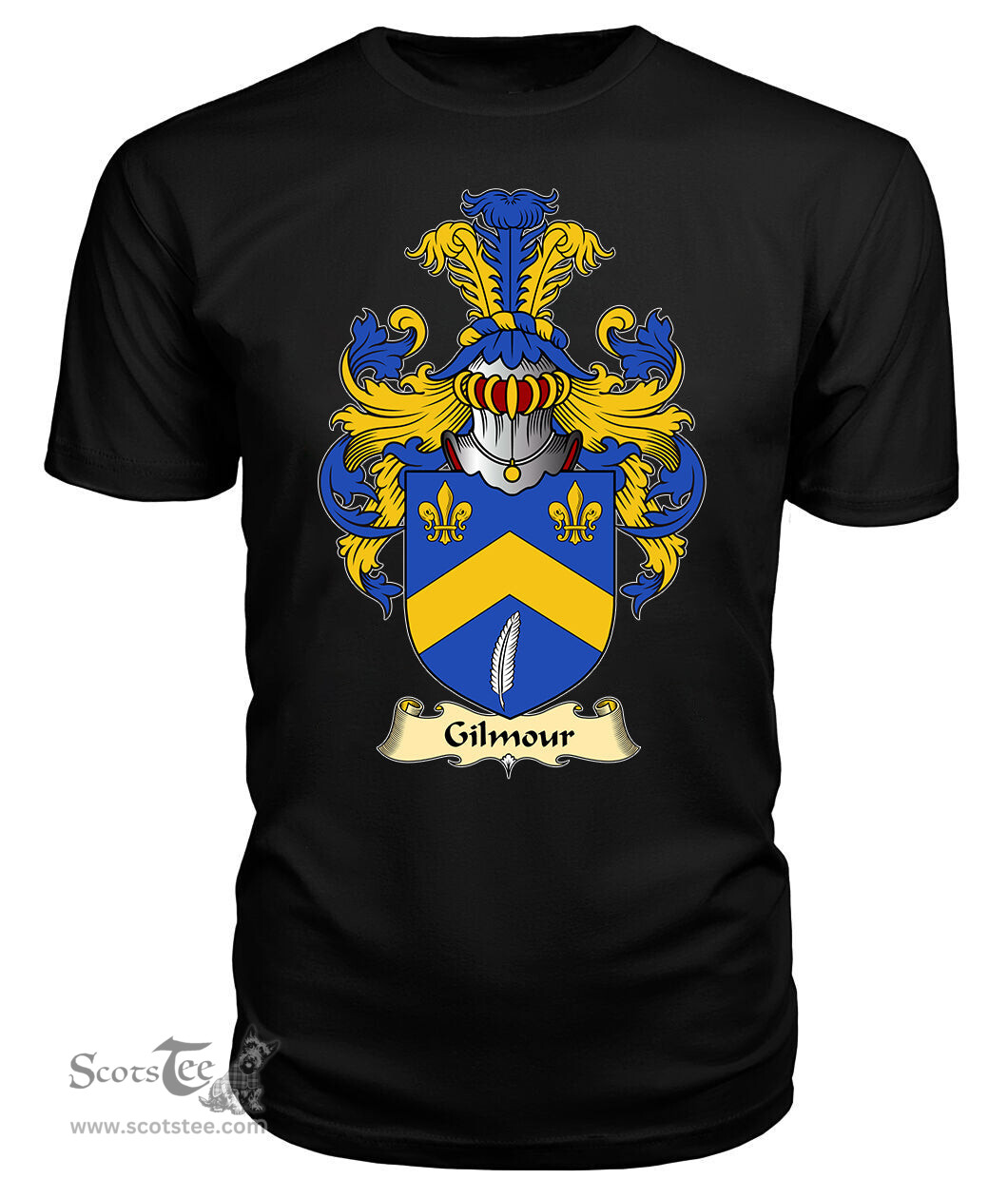 ScotsTee Shop Scottish Gilmour Family Scottish Coat of Arms Emblem Scotland V23 T Shirt