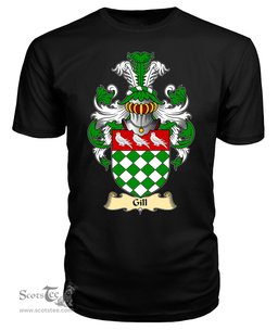 ScotsTee Shop Scottish Gill Family Scottish Coat of Arms Emblem Scotland V23 T Shirt