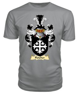 ScotsTee Shop Scottish Fletcher Family Scottish Coat of Arms Emblem Scotland V23 T Shirt