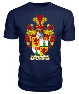 ScotsTee Shop Scottish Farquharson Family Scottish Coat of Arms Emblem Scotland V23 T Shirt