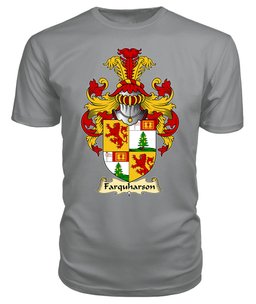 ScotsTee Shop Scottish Farquharson Family Scottish Coat of Arms Emblem Scotland V23 T Shirt