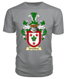 ScotsTee Shop Scottish Greenlees Family Scottish Coat of Arms Emblem Scotland V23 T Shirt