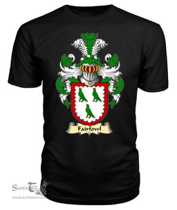 ScotsTee Shop Scottish Fairfowl Family Scottish Coat of Arms Emblem Scotland V23 T Shirt