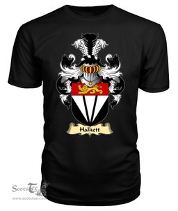 ScotsTee Shop Scottish Halkett Family Scottish Coat of Arms Emblem Scotland V23 T Shirt