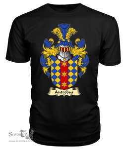 ScotsTee Shop Scottish Antrobus Family Scottish Coat of Arms Emblem Scotland V23 T Shirt