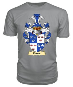 ScotsTee Shop Scottish Fraser (of Lovat) Family Scottish Coat of Arms Emblem Scotland V23 T Shirt