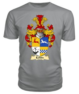 ScotsTee Shop Scottish Echlin Family Scottish Coat of Arms Emblem Scotland V23 T Shirt