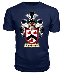 ScotsTee Shop Scottish Elphinstone Family Scottish Coat of Arms Emblem Scotland V23 T Shirt