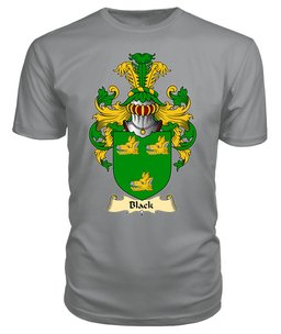 ScotsTee Shop Scottish Black Family Scottish Coat of Arms Emblem Scotland V23 T Shirt