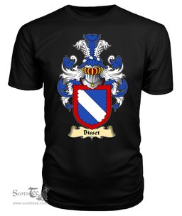 ScotsTee Shop Scottish Bisset Family Scottish Coat of Arms Emblem Scotland V23 T Shirt