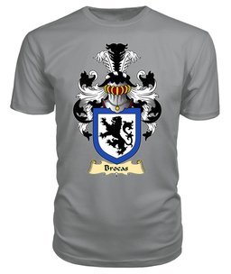 ScotsTee Shop Scottish Brokkas or Brocas Family Scottish Coat of Arms Emblem Scotland V23 T Shirt