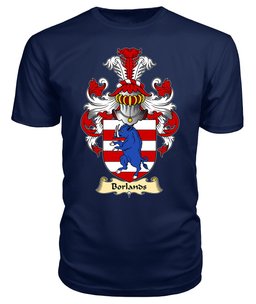 ScotsTee Shop Scottish Borlands Family Scottish Coat of Arms Emblem Scotland V23 T Shirt