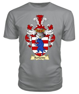 ScotsTee Shop Scottish Borlands Family Scottish Coat of Arms Emblem Scotland V23 T Shirt