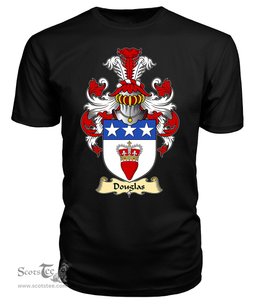 ScotsTee Shop Scottish Douglas Family Scottish Coat of Arms Emblem Scotland V23 T Shirt