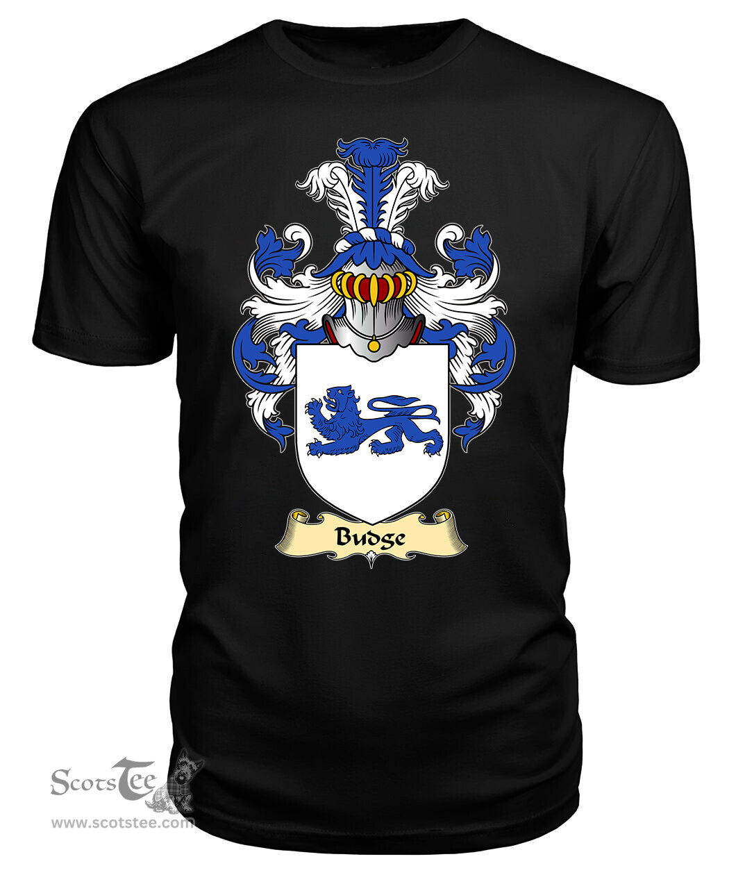 ScotsTee Shop Scottish Budge Family Scottish Coat of Arms Emblem Scotland V23 T Shirt