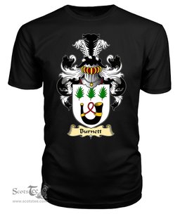 ScotsTee Shop Scottish Burnett Family Scottish Coat of Arms Emblem Scotland V23 T Shirt