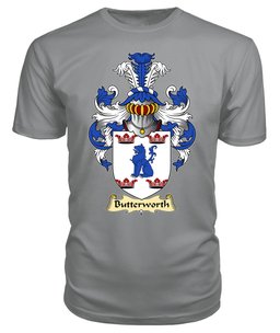 ScotsTee Shop Scottish Butterworth Family Scottish Coat of Arms Emblem Scotland V23 T Shirt