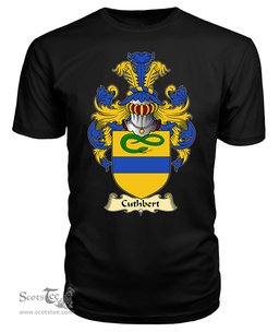 ScotsTee Shop Scottish Cuthbert Family Scottish Coat of Arms Emblem Scotland V23 T Shirt