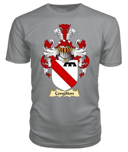 ScotsTee Shop Scottish Congilton or Congalton Family Scottish Coat of Arms Emblem Scotland V23 T Shirt